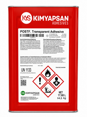 Автотапицерско лепило  POSTF Transparent Adhesive 14.5 kg